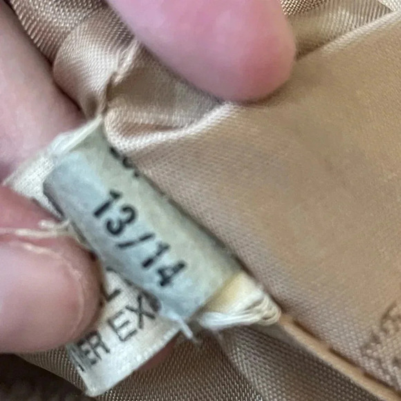 Vintage leather suede tan jordache open front blazer jacket - Picture 10 of 12